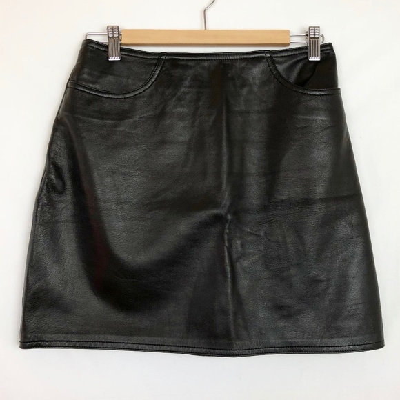 The Limited Dresses & Skirts - The Limited | 100% Leather Mini Skirt - Sz 6
